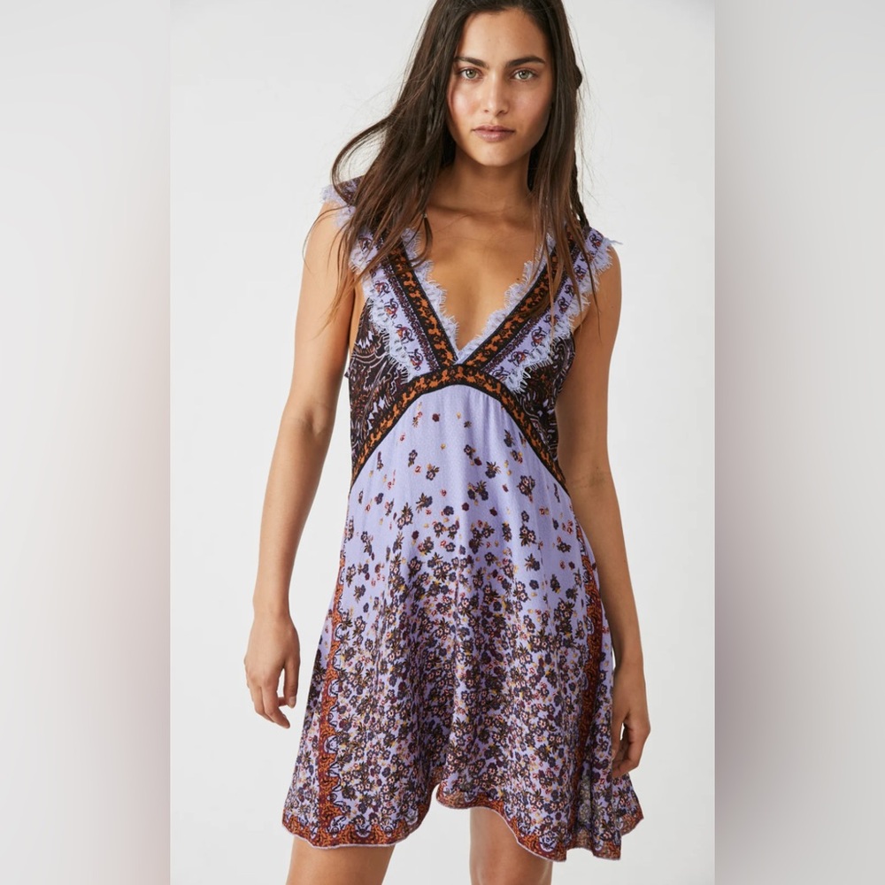 Free People | East Willow Trapeze Slip Dress | NWT | size M